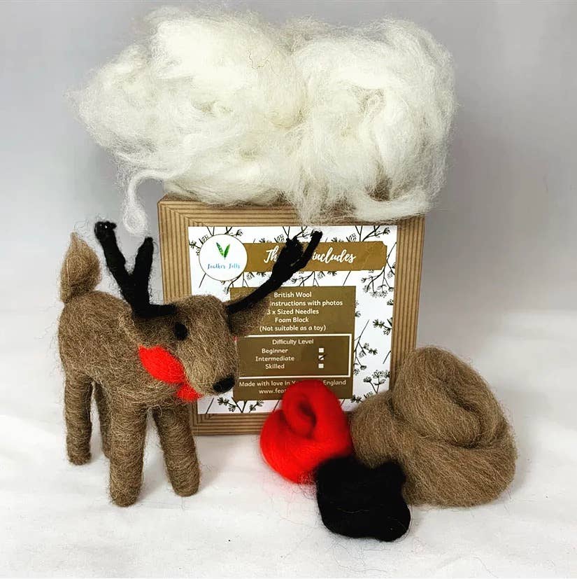 Reindeer - Needle Felting Kit