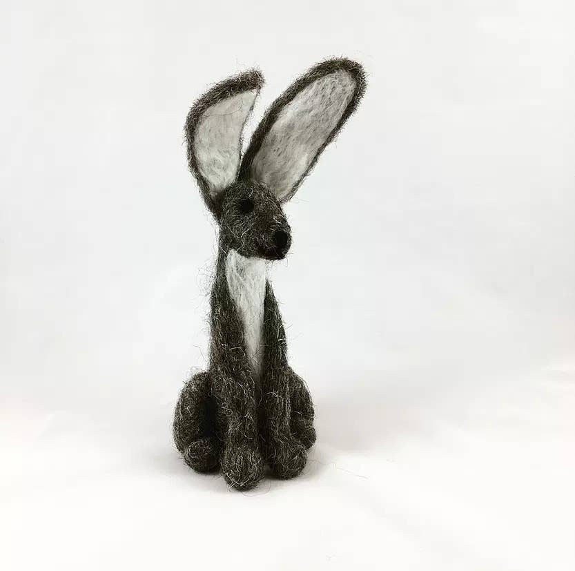 Grey Hare - Needle Felting Kit