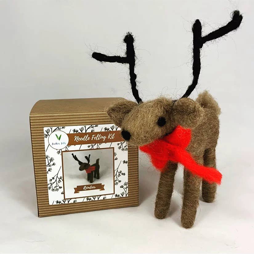 Reindeer - Needle Felting Kit Without Foam