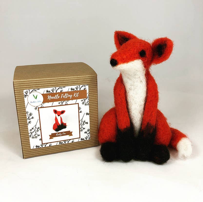 Rusty Fox - Needle Felting Kit Without Foam