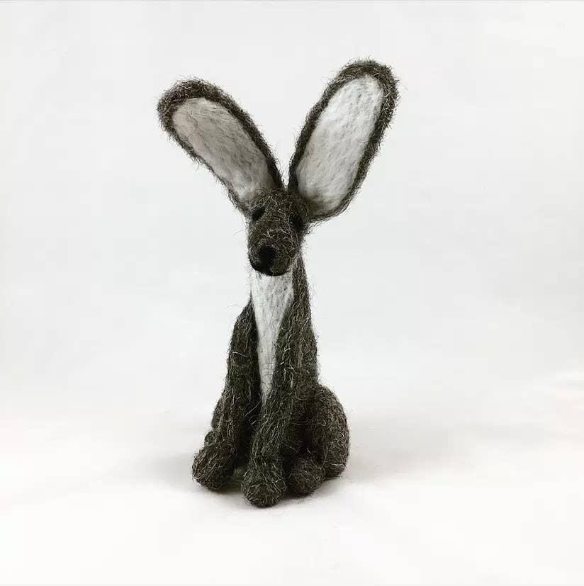 Grey Hare - Needle Felting Kit