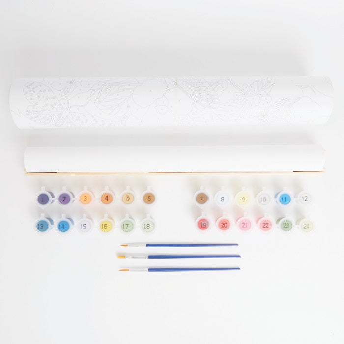 Paint By Numbers - Butterflies. Wall hanging kit RHS