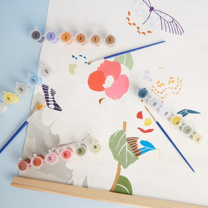 Paint By Numbers - Butterflies. Wall hanging kit RHS