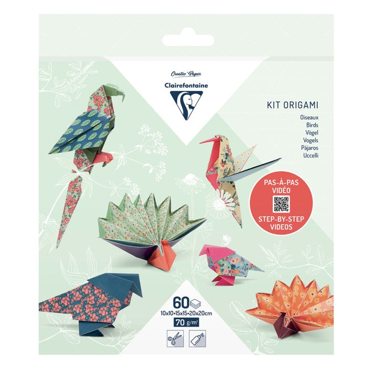 Origami Insect Kit Clairefontaine Origami Kit — Insects & Birds | Craft and Canvas