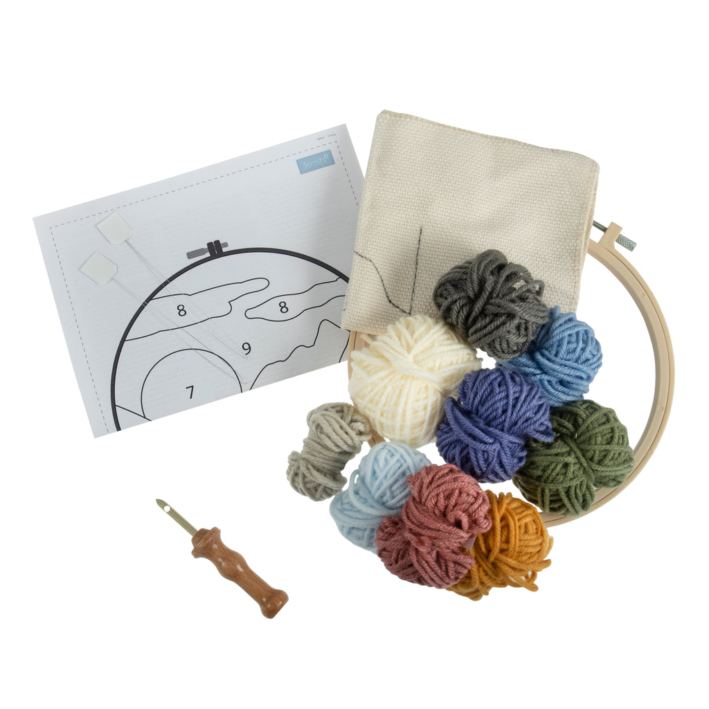 Punch Needle Embroidery Kit - Landscape